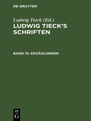 cover image of Erzählungen